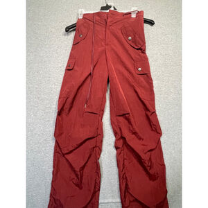 Women's Doubling Red or rust colored Cargo Pants XS